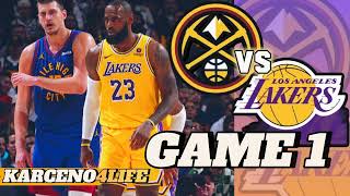 Karceno Lakers v Nuggets Game 1 Post game breakdown