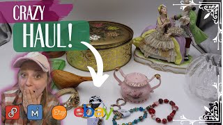 THIS BROOCH IS WORTH HOW MUCH?! 🤑|  Jewelry Glass Pottery Shoes for Reselling