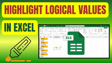 How to Highlight Logical Values in Excel | Go To Special  #exceltips #exceltutorial