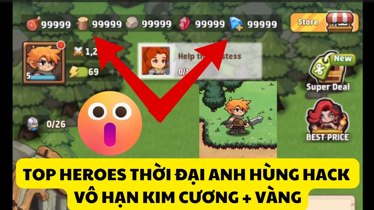 Top Heroes Hack 2025 🔥 Cách tôi nhận được Kim cương & Hồng ngọc MIỄN ...