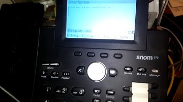 Snom when I arrived home