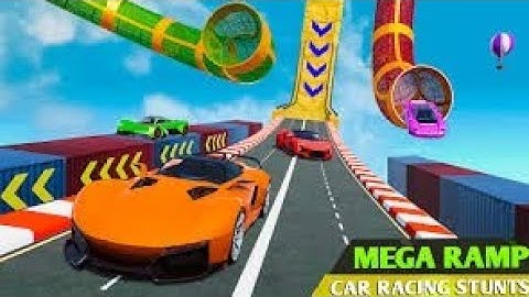 Mega Ramp Car Jumping Level || Racing Cars For Kids || Mega Racing Car