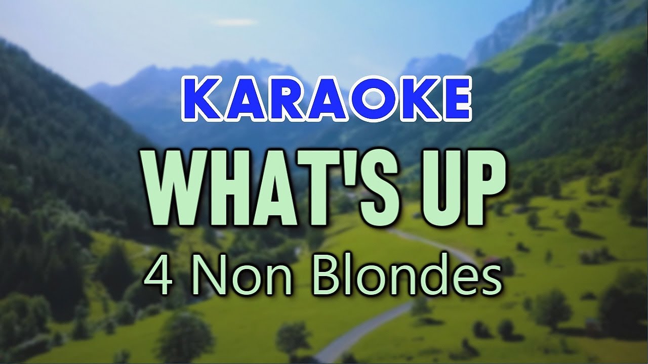 WHAT'S UP - 4 Non Blondes (Karaoke)