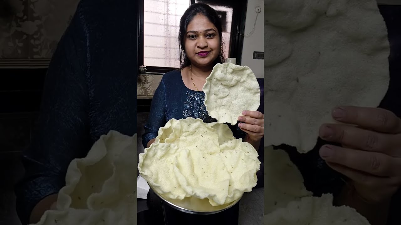 तळण्यासाठी कढई सुद्धा कमी पडेल तांदळाचे खिचीया पापड | Tandalache Papad | पापड | Papad Recipe Marathi