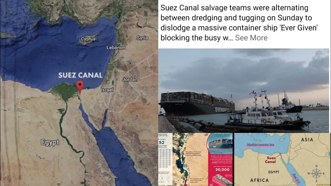 Suez Canal update YouTube