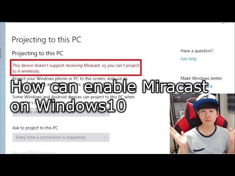 How can enable Miracast on Window10 hqdefault