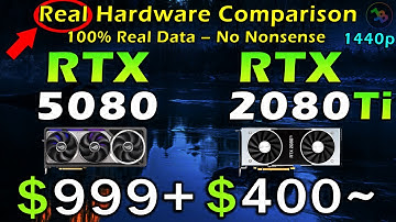 RTX 5080 vs RTX 2080 Ti | REAL Test in 10 Games | 1440p | Rasterization, Ray Tracing, DLSS 4 MFG