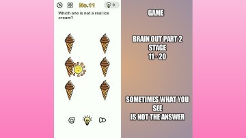 How To Play The Brain Out Game Part 2 Stage 11-20