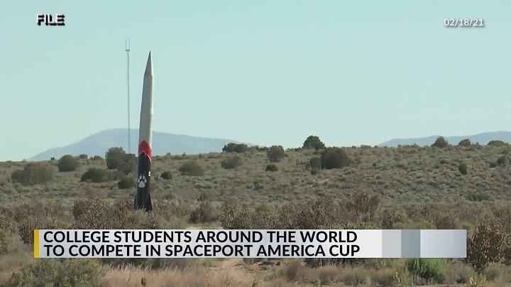 College students from around the world to compete in Spaceport America Cup
