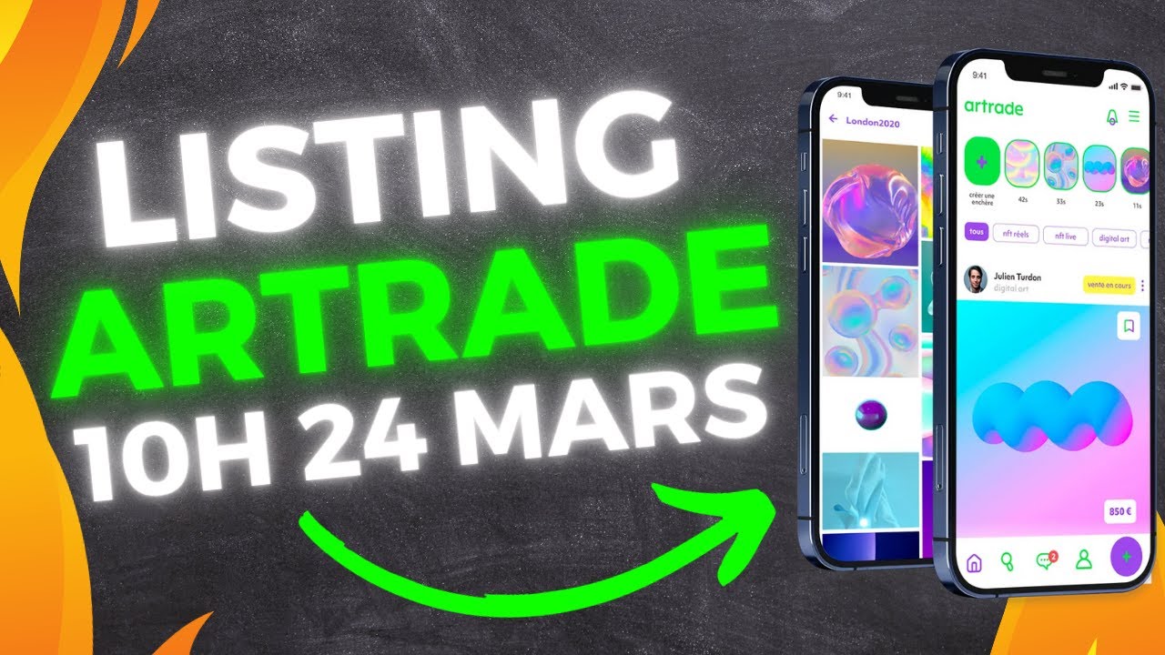 🚨 ARTRADE LISTING 24 MARS À 10H (heure française) 🔥 RETIRER SES ATR ?  CRYPTO ARTRADE METAMASK