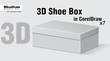 How to make a 3D Shoe box in CorelDraw | CorelDraw me 3D shoe Box Kese Banaye | CorelDraw Classes 💯💯