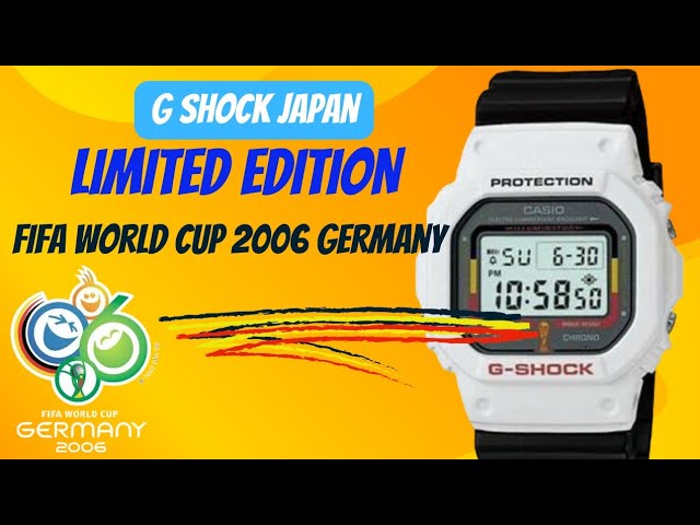 【タグ付き】G-SHOCK FIFAワールドカップ　2006 タグ付き DW-6900WCJ-9 ワールドカップ2006 ドイツ大会 公式ライセンス