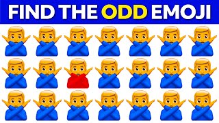 FIND THE ODD EMOJI OUT to Beast this odd emoji Quiz! Odd One Out Puzzle | Find The Odd Emoji Quizzes by Brain Busters 26,650 views 2 months ago 10 minutes, 13 seconds