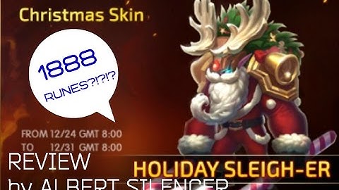 Heroes of Order & Chaos NEW DRAEZNOR X-MAS SKIN