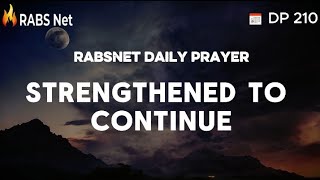 Strengthened To Continue