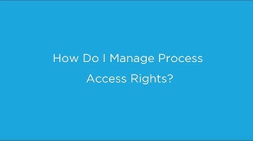 TIBCO CLOUD™ Nimbus® - How Do I Manage Process Access Rights?