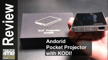 Android Pocket Pico Projector and TV Box with Kodi Preloaded