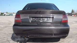 750HP Audi RS4 B5 Limo Full Carbon! SOUNDS &amp; Accelerations!