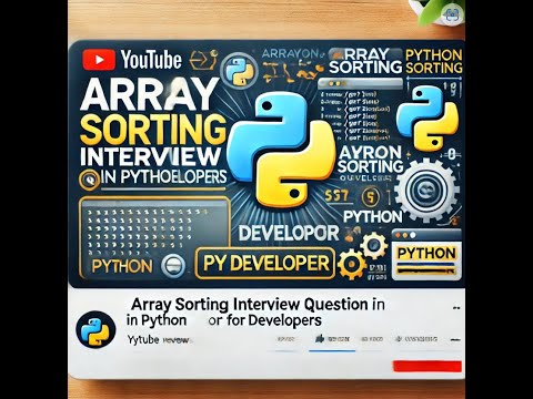 Python Interview Question || Sort 1st half in Asc order and 2nd half in Desc order  || Data Analyst