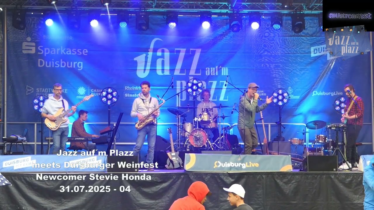 Jazz auf´m Plazz meets Duisburger Weinfest newcomer Stevie Honda 31.07.2025 04