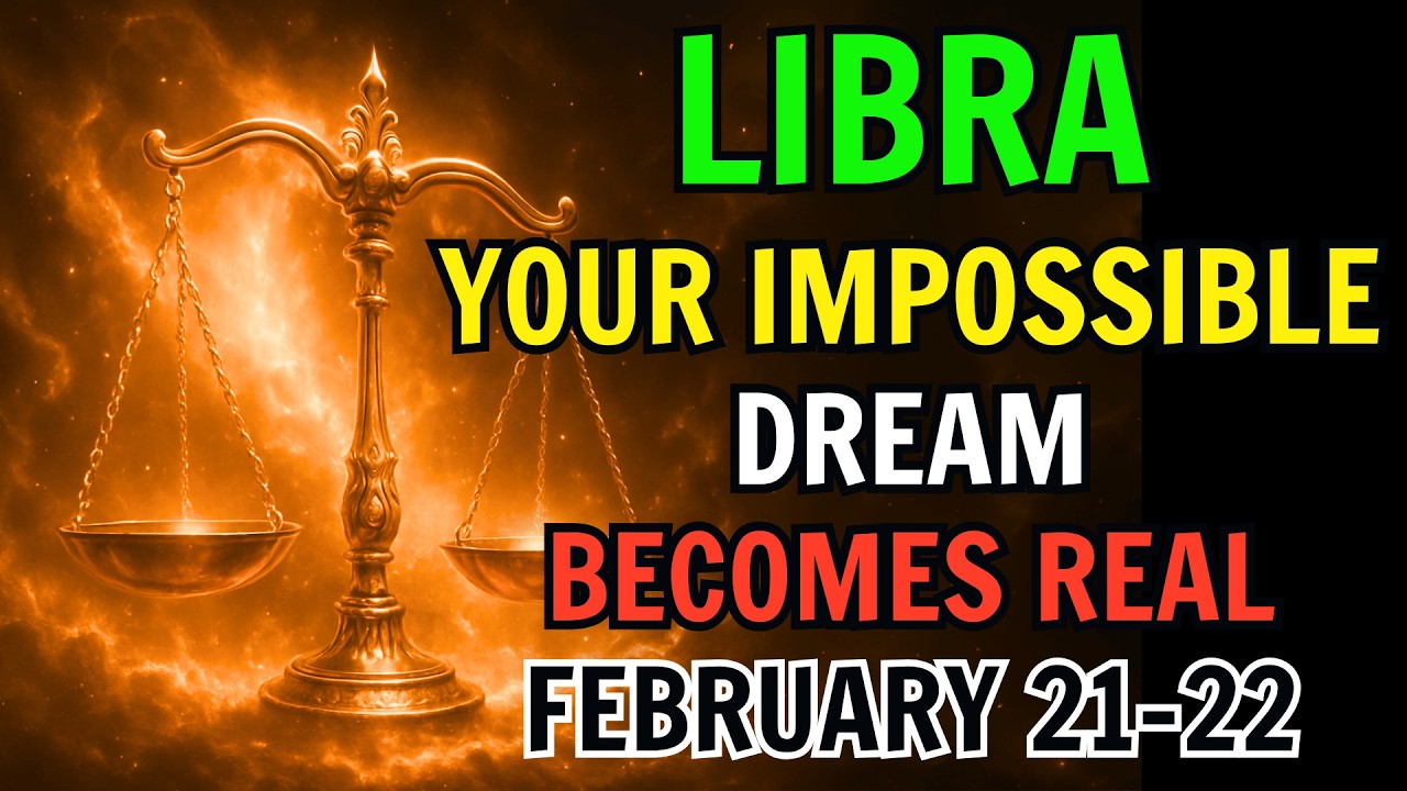 LIBRA ♎ FEBRUARY 21–22, 2026: YOUR LOVE DREAM FACES REALITY — SATURN MEETS NEPTUNE 🔥