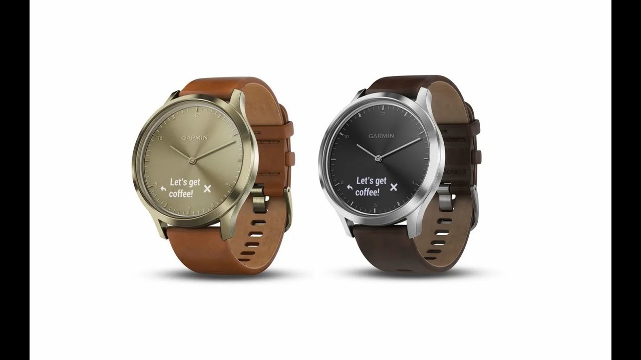 Garmin vivomove HR, Hybrid Smartwatch for Men and Women, White/Rose Gold