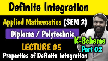 DEFINITE INTEGRATION | APPLIED MATHEMATICS | DIPLOMA/POLYTECHNIC | LECTURE 05 | PRADEEP GIRI SIR
