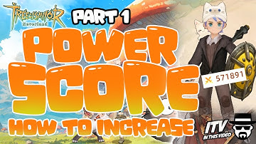 Tree of Savior: NEO | How to Raise Your Power Score #treeofsavior