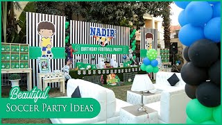 Best Soccer Theme Birthday at Home | Soccer Birthday Party Decorations | DIY Soccer Party ideas