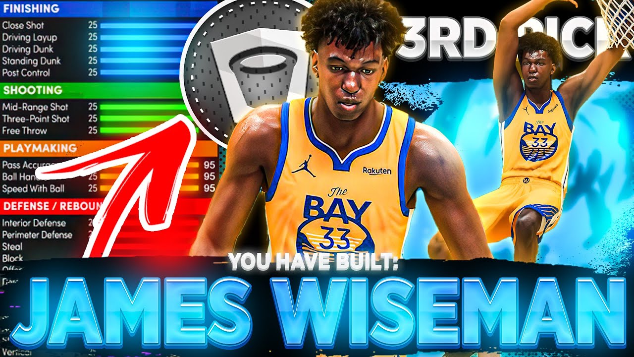 I made James Wiseman EXACT build on NBA 2K21! YouTube