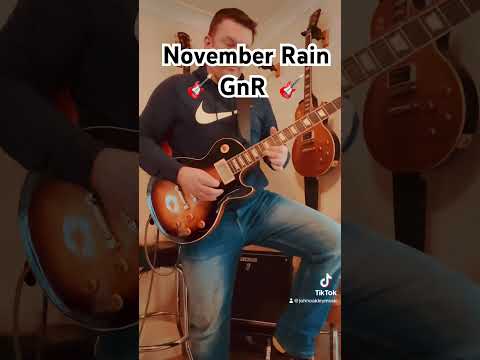 November Rain guitar solo – Guns n Roses. Slash Gibson Les Paul