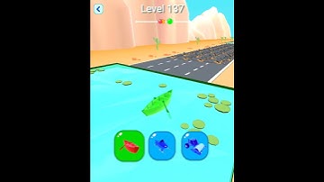 Shape-shifting 2 Funny Race All Levels Gameplay Walkthrough Master Level #137 BeamNG.drive #Shorts