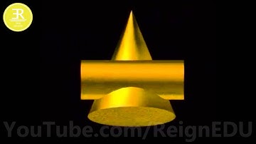 Intersection of Cone and Cylinder passing not in center - #ReignEdu Animation Series #ED4