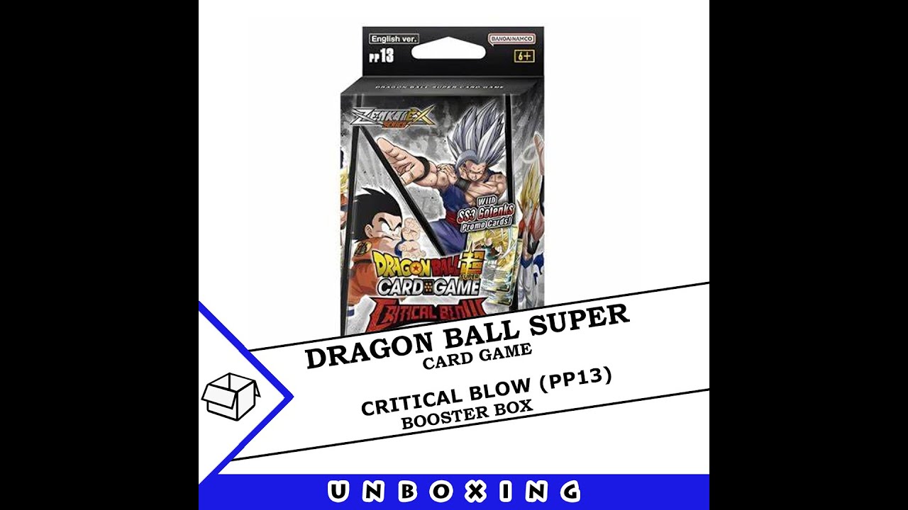 Dragon Ball Super card game - Critical Blow Premium Pack: PP13