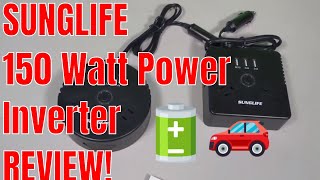 SUNGLIFE 150 Watt Car battery inverter review