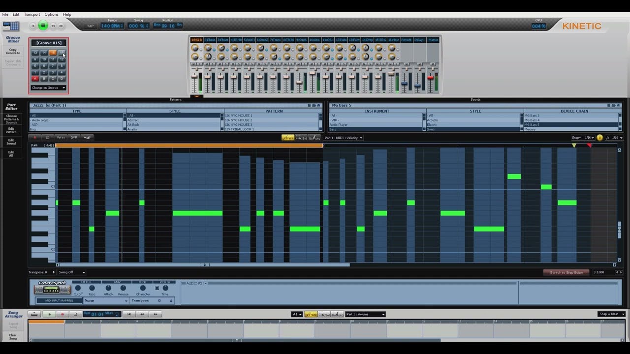 Cakewalk Kinetic 2 in Windows 10