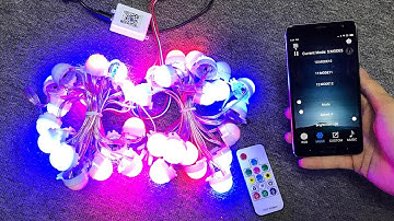 12V Digital Music Christmas Individually Addressable Diffused Dot Matrix LED Colorful Pixel String
