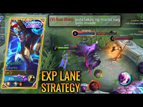 Martis EXP Lane Strategy | Solo Invade Blue Buff VS 2 Enemy |  Martis Best Build 2021 | MLBB