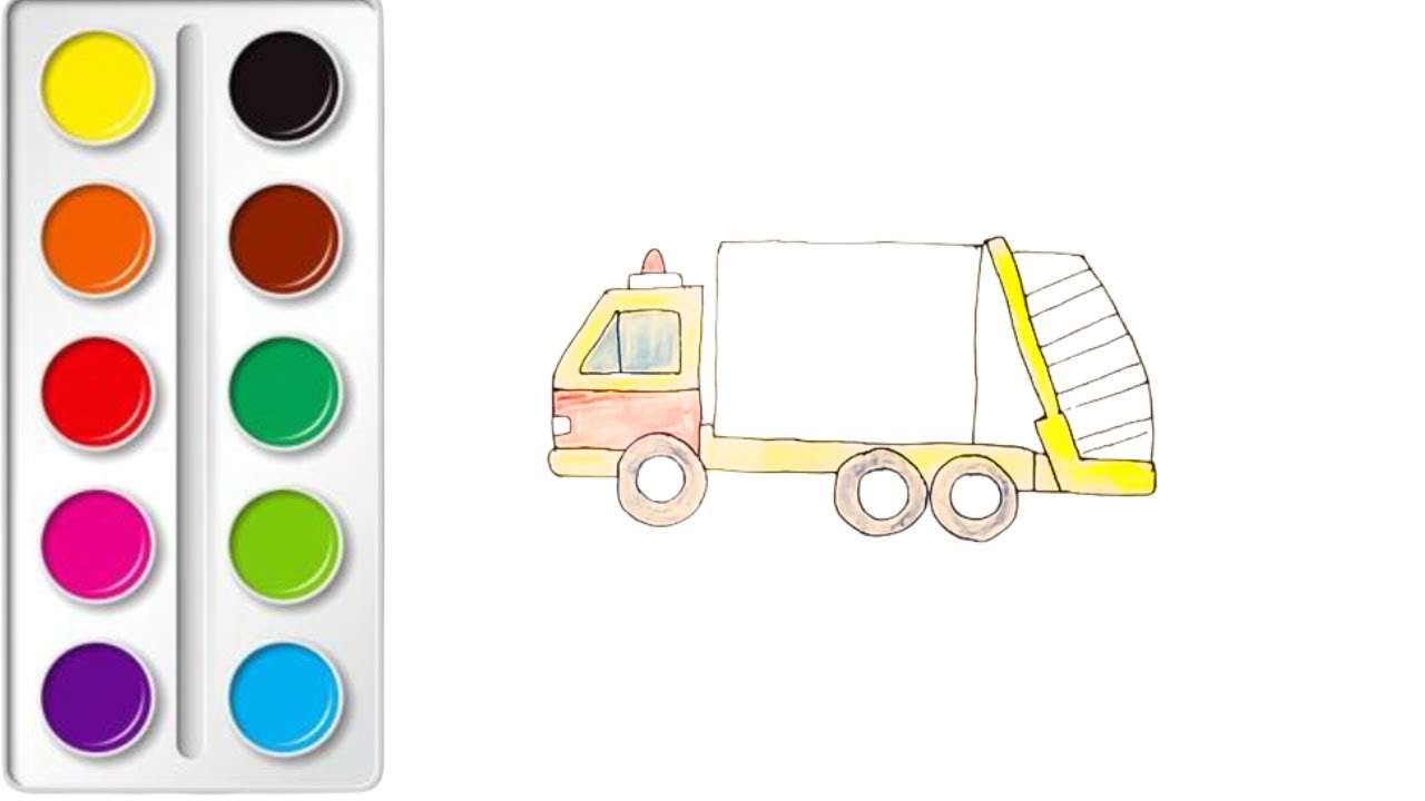 Track drawing, painting for kids, magic fingers art, drawing tutorial, how to draw, part 1809