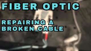 Fiber Optic - Repair Of A Broken Cable 4 X Sc Om3 Wall Box