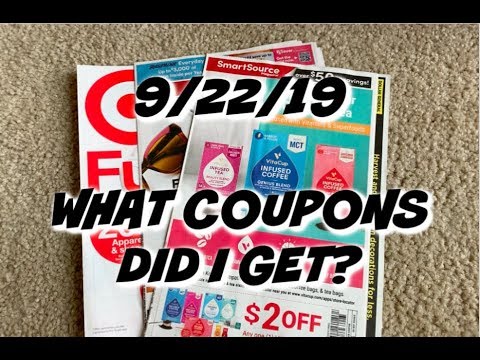 9/22/19 WHAT COUPONS DID I GET?? 🔥TARGET AD PREVIEW!