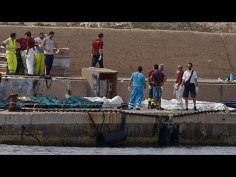 Pocas esperanzas de encontrar más supervivientes de la tragedia de Lampedusa