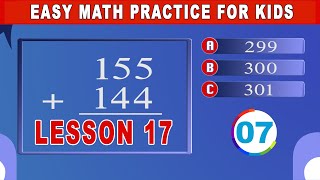 Math for kids lesson 17 | easy math for primary stage | kindergarten math | kids academy a to zee