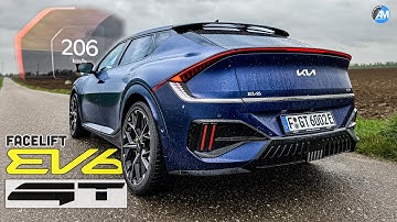 NEW! EV6 GT Facelift (650hp)| 0-100 km/h & 100-200 km/h acceleration🏁 | by Automann in 4K