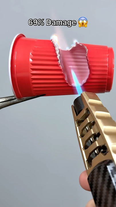 Cup 🆚 Lighter 🥤🔥 #firerace_2 #lighter