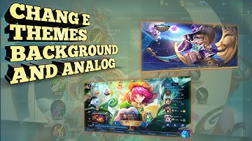 CHANG E THEMES BACKGROUND ANALOG | SCRIPT TUTORIAL | FULL BACKGROUND | MOBILE LEGENDS