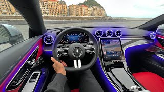 New 2024 Mercedes Benz Cle Coupe Pov Drive! Interior Ambiente Review Cle450