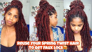 Easy Faux Loc Tutorial + UFD GIVEAWAY