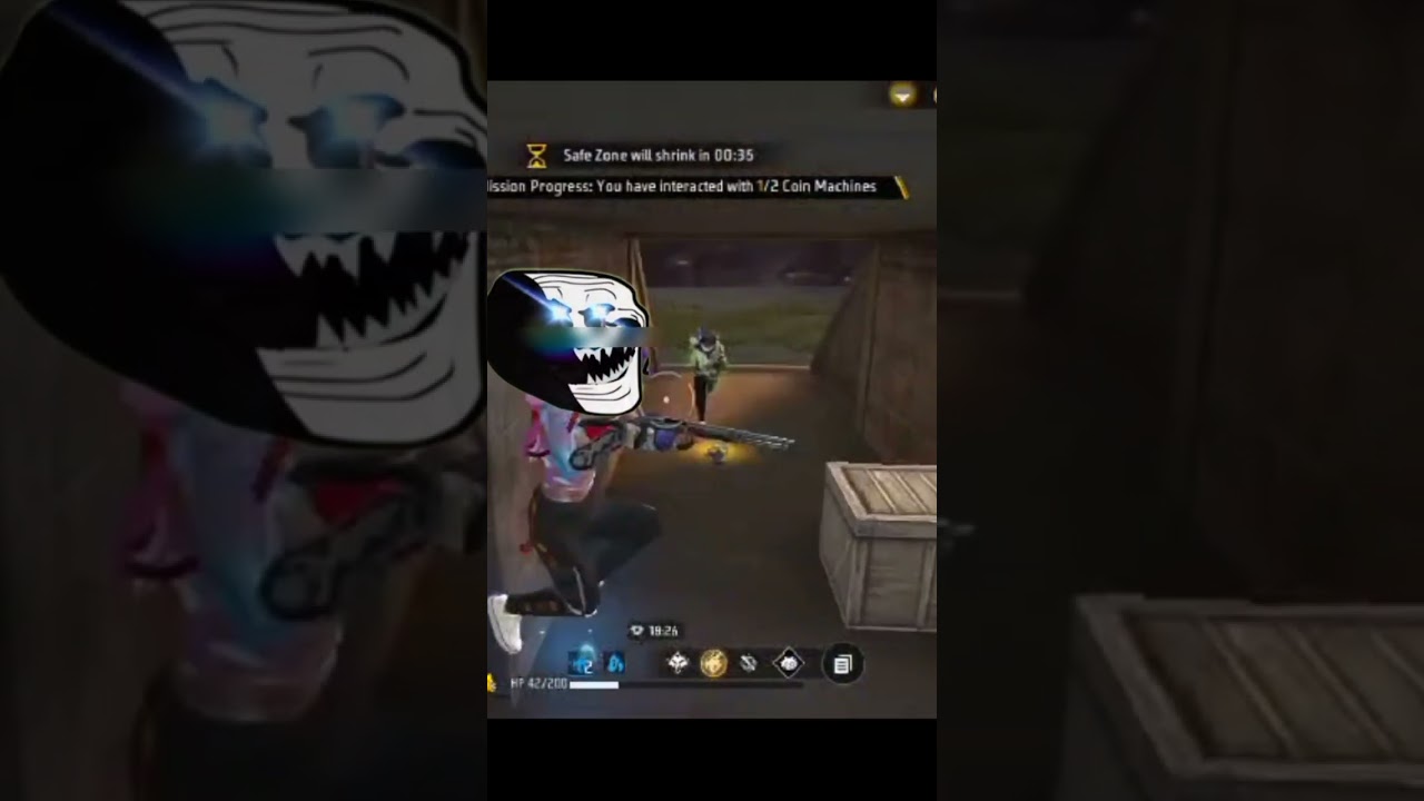 TROLL PLAYER ||FREE FIRE                            #ffshorts #ffmax #ffviral #ffsigmarule #fflover