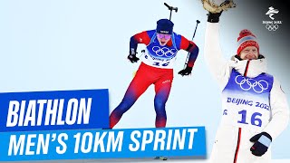 Biathlon  Men's 10km Sprint | Full Replay |  #Beijing2022